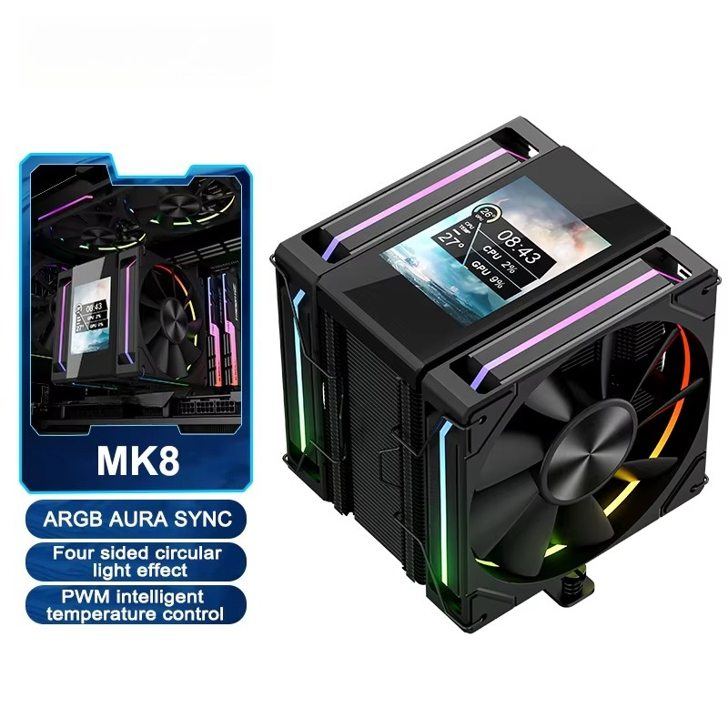 Cpu Air Cooler Dual Tower 6 Heatpipe - Enfriador de CPU Power Train X-GAMERX
