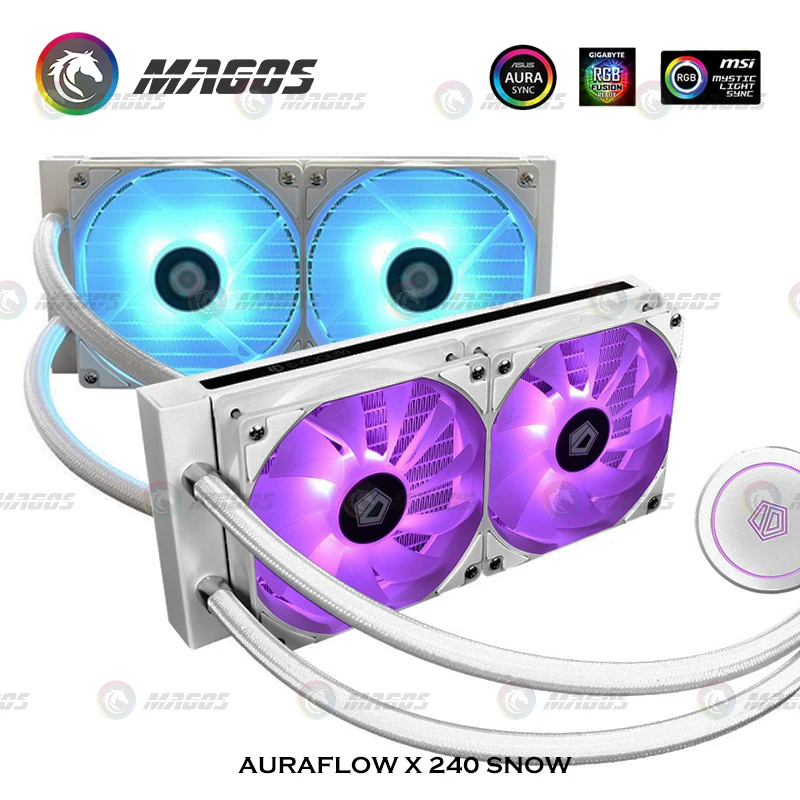 Cpu Water Cooler 240Mm Rgb - Enfriador de agua de CPU AIO,