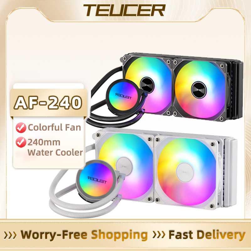 Cpu Water Cooler 240Mm Rgb - TEUCER AF-240 enfriador de CPU de