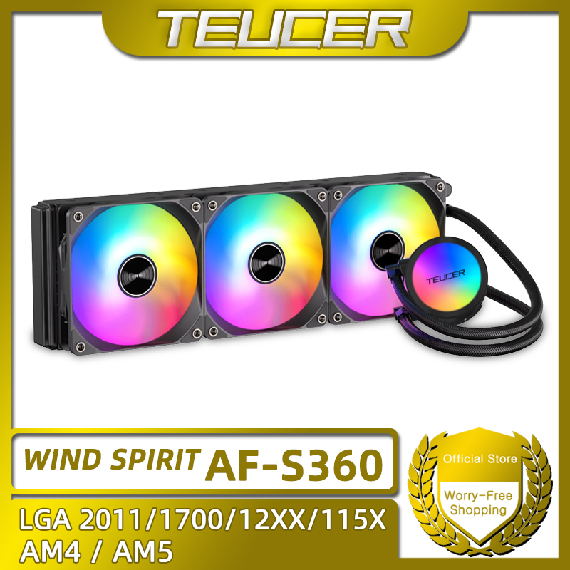 Liquid Cooling Radiator 360 - TEUCER AF-S360 CPU enfriador de agua