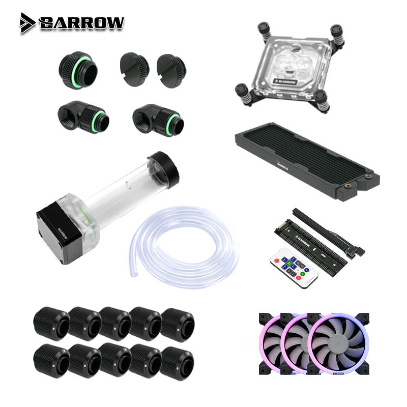 Cpu Water Cooler 240Mm Rgb - Kit de refrigeración líquida para PC,
