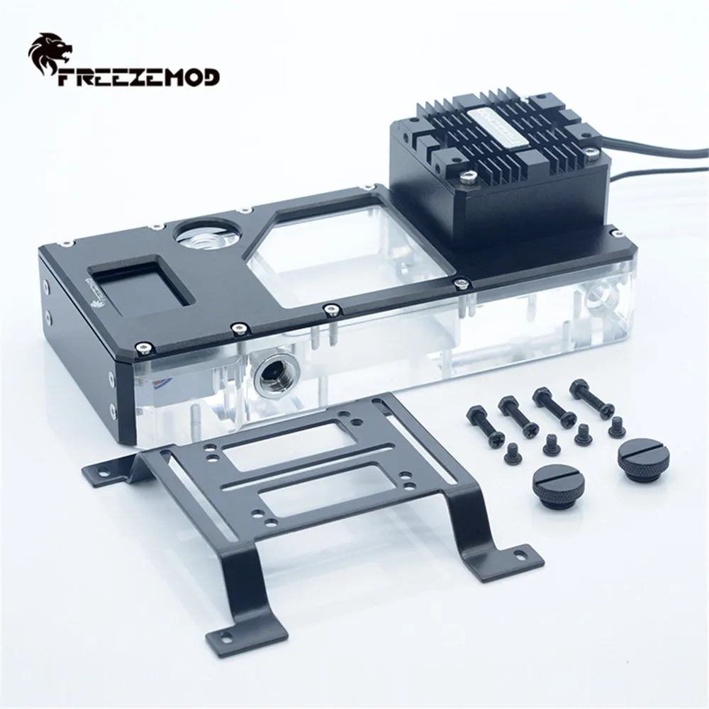 Freezemod AIO termómetro depós - Aio Pump Reservoir Combo reseña y precio
