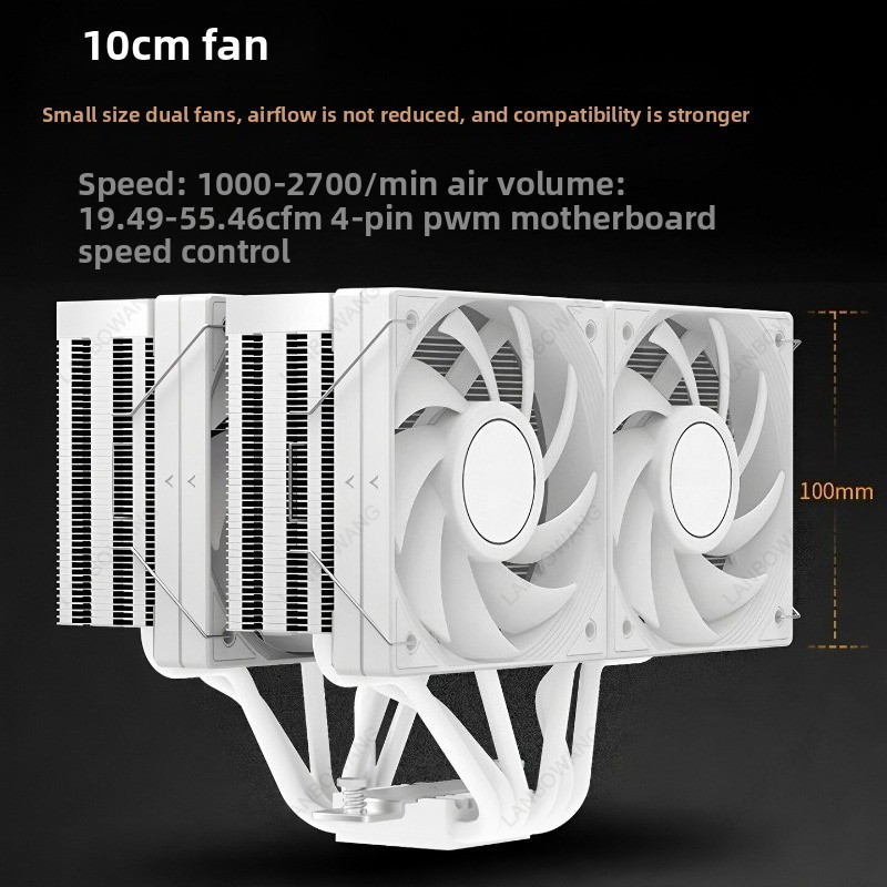 Enfriador de Aire para CPU de  - Cpu Air Cooler Dual Tower 6 Heatpipe reseña y precio
