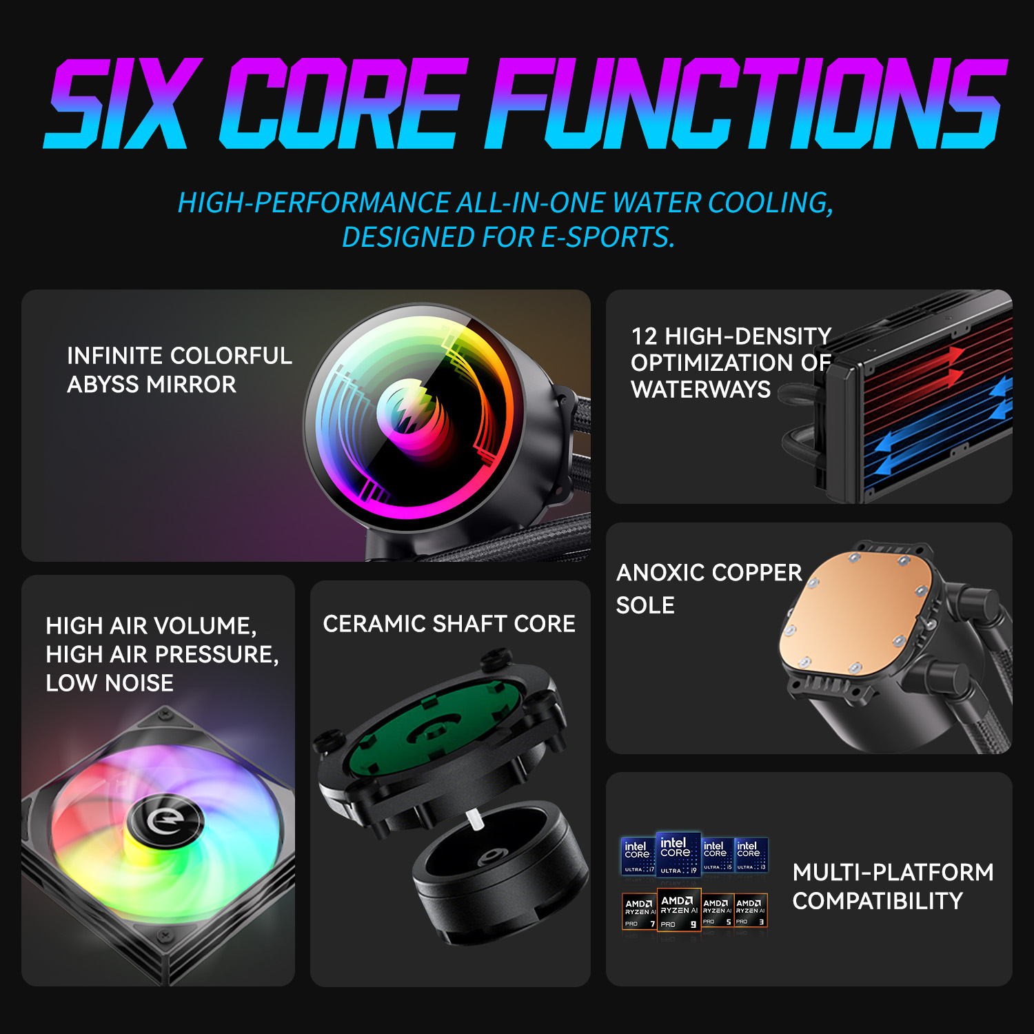 Radiador de refrigeración por  - Cpu Water Cooler 240Mm Rgb reseña y precio