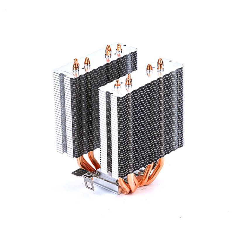 Enfriador de aire de CPU de 6  - Cpu Air Cooler Dual Tower 6 Heatpipe reseña y precio
