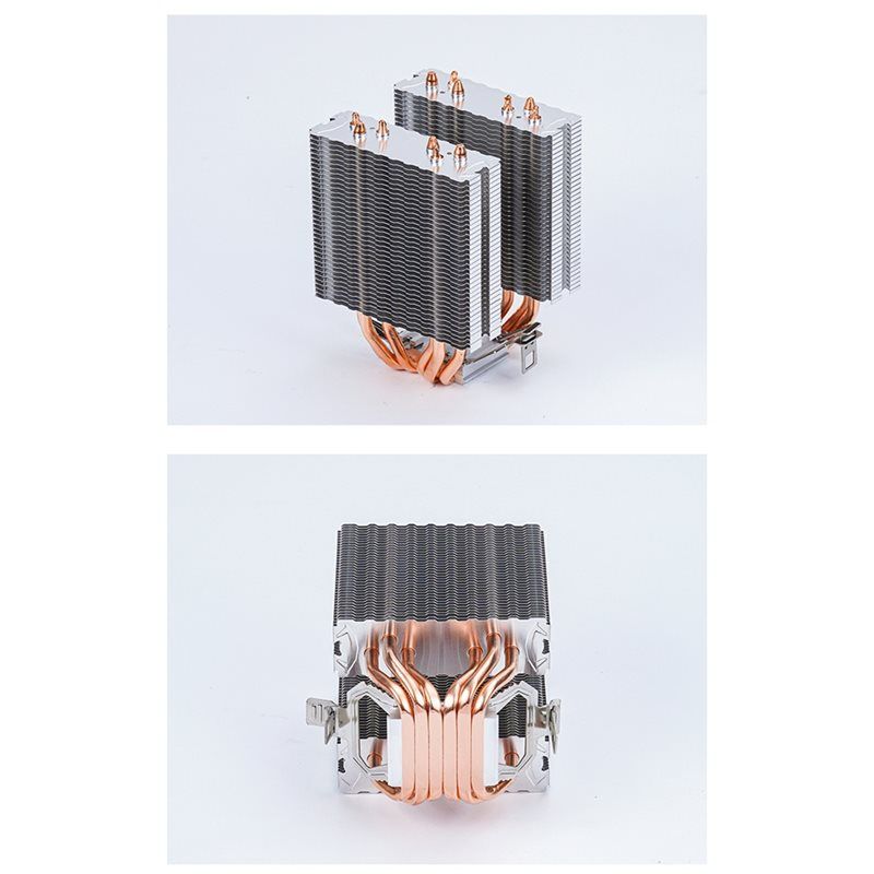 Enfriador de aire de CPU de 6  - Cpu Air Cooler Dual Tower 6 Heatpipe reseña y precio