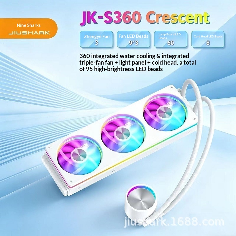 Enfriador Líquido JIUSHARK JK- - Aio Liquid Cooler 360Mm Argb reseña y precio