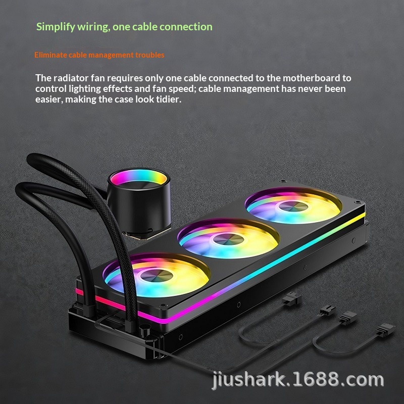 Enfriador Líquido JIUSHARK JK- - Aio Liquid Cooler 360Mm Argb reseña y precio