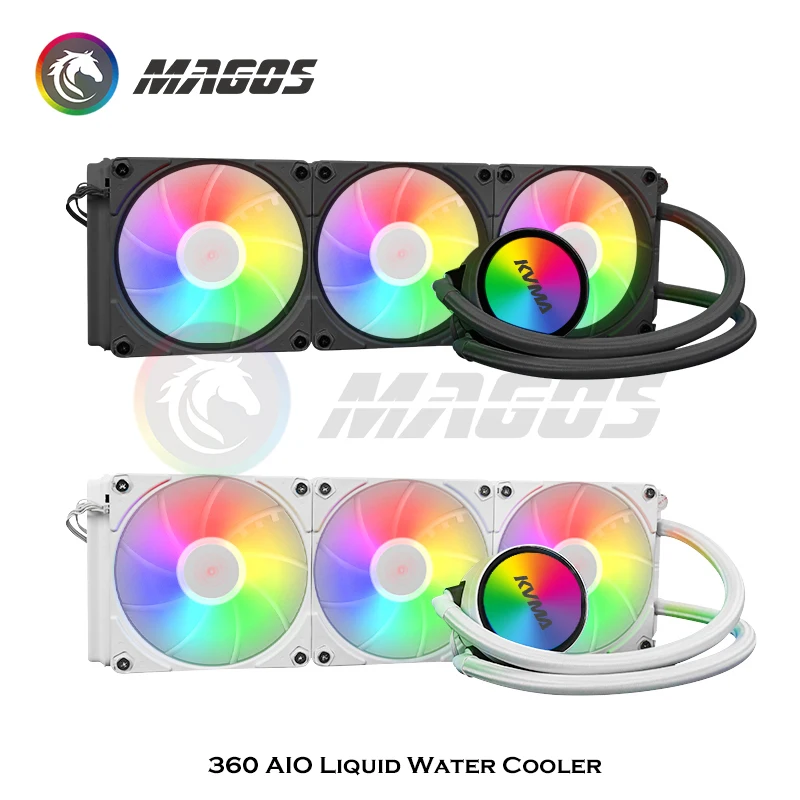 CPU Watercooler AIO caja de or - Aio Liquid Cooler 360Mm Argb reseña y precio
