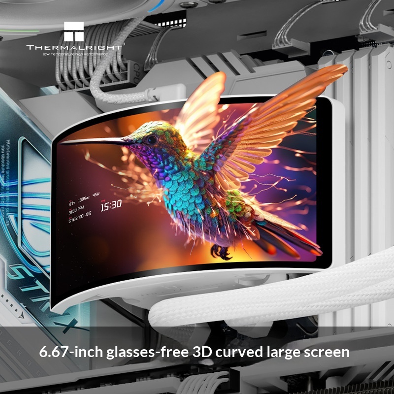 Enfriador AIO OLED Curvo de 6. - Aio Liquid Cooler 360Mm Argb reseña y precio