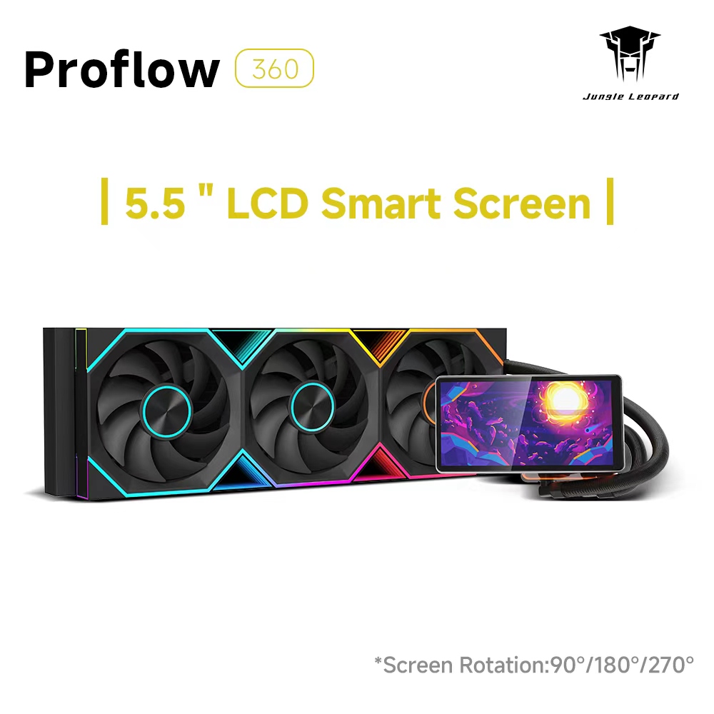 Jungle Leopard Pro Flow 360 AR - Aio Liquid Cooler 360Mm Argb reseña y precio