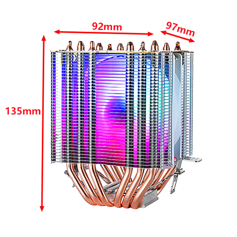 Enfriador de Aire para Computa - Cpu Air Cooler Dual Tower 6 Heatpipe reseña y precio