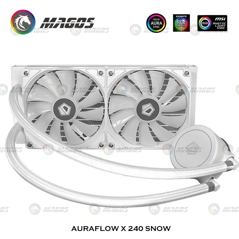 Enfriador de agua de CPU AIO,  - Cpu Water Cooler 240Mm Rgb reseña y precio