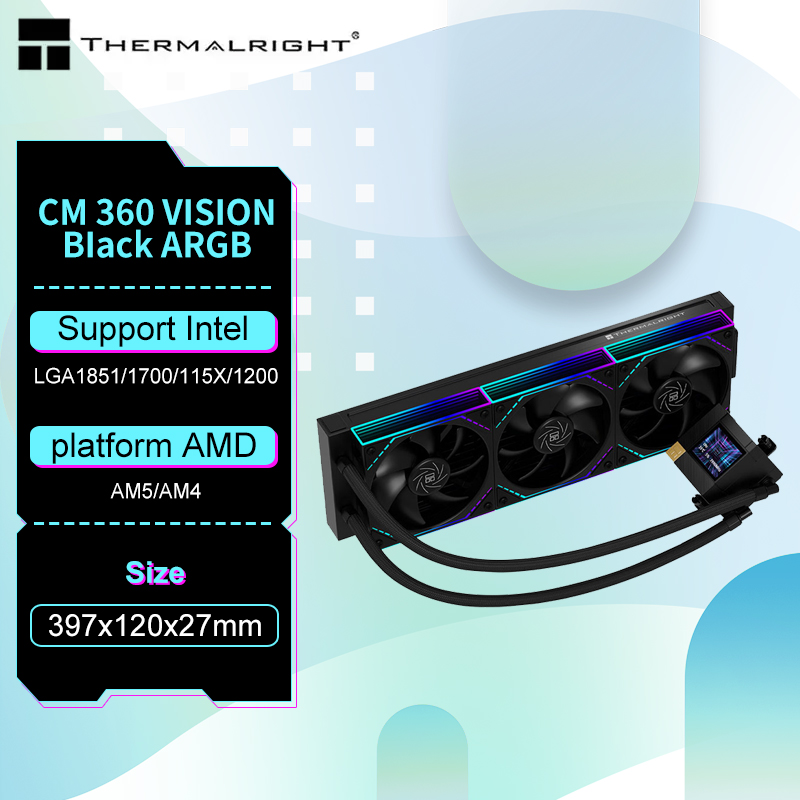 Thermalright CORE MATRIX VISIO - Liquid Cooling Radiator 360 reseña y precio