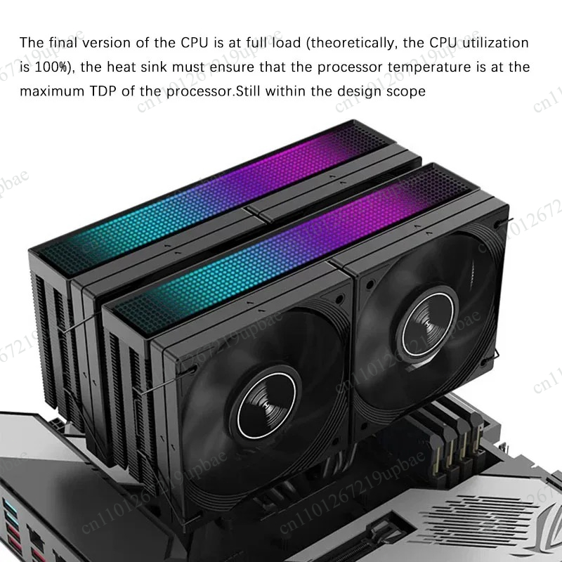 Enfriador de CPU de doble torr - Cpu Air Cooler Dual Tower 6 Heatpipe reseña y precio