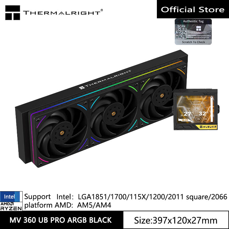 Thermalright Mjolnir VISION 36 - Liquid Cooling Radiator 360 reseña y precio