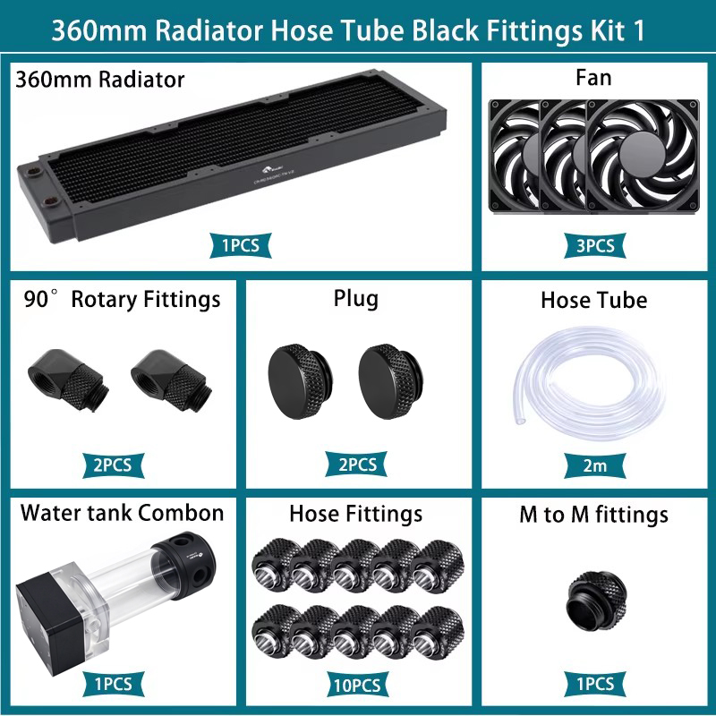 BYKSKI-Kit de refrigeración po - Cpu Water Cooler 240Mm Rgb reseña y precio