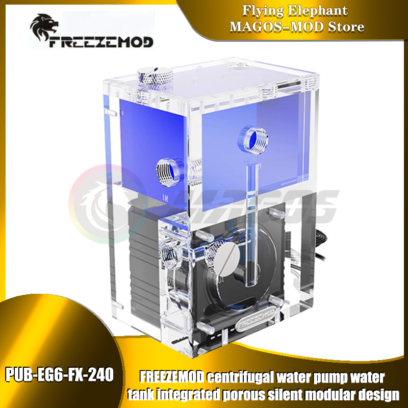 FREEZEMOD depósito cuadrado +  - Aio Pump Reservoir Combo reseña y precio