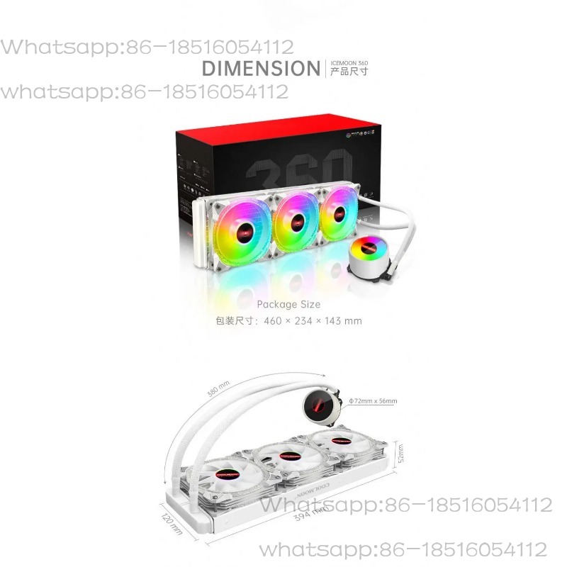 Enfriador de Agua 360 para PC  - Liquid Cooling Radiator 360 reseña y precio