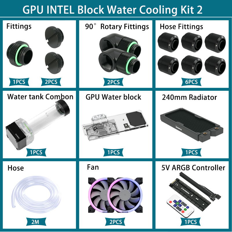 Kit de refrigeración líquida p - Cpu Water Cooler 240Mm Rgb reseña y precio
