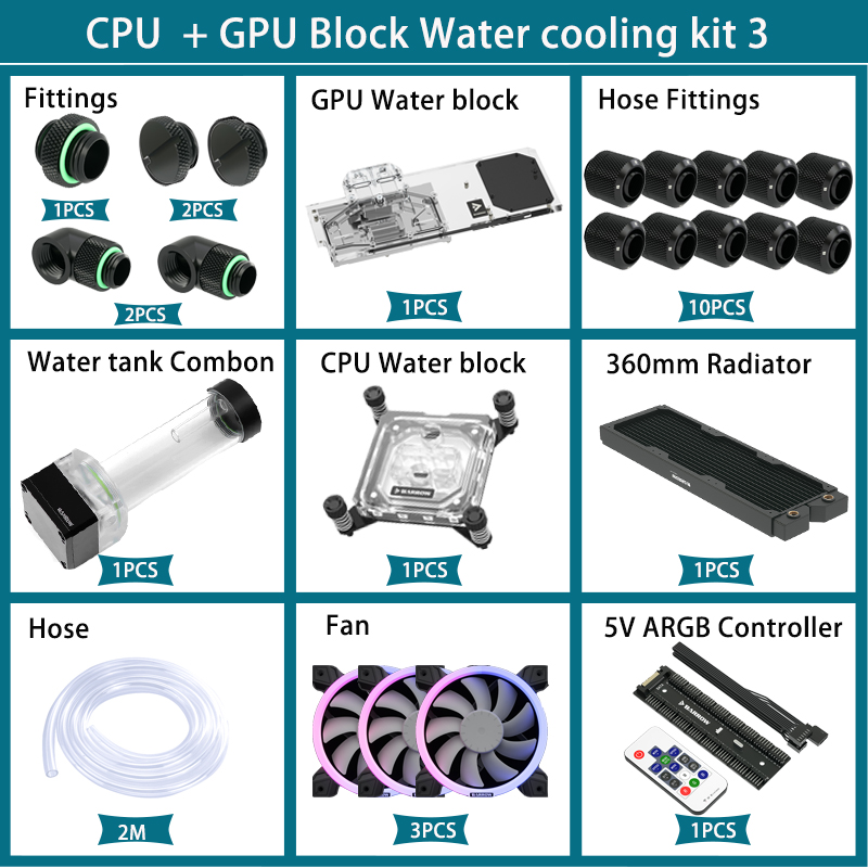 Kit de refrigeración líquida p - Cpu Water Cooler 240Mm Rgb reseña y precio