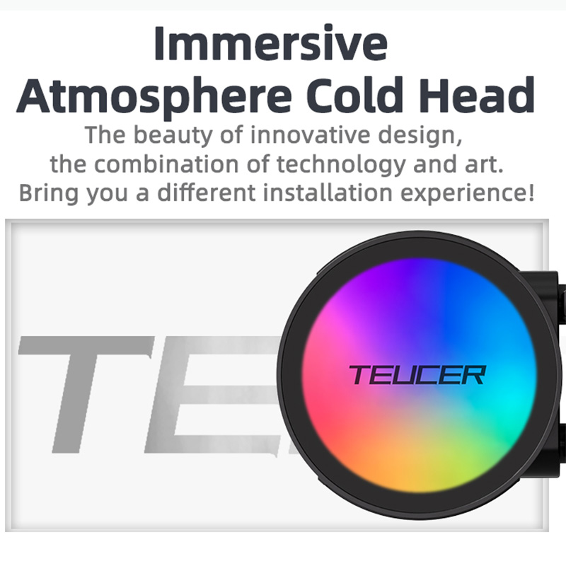 TEUCER AF-120 enfriador de agu - Liquid Cooling Radiator 360 reseña y precio