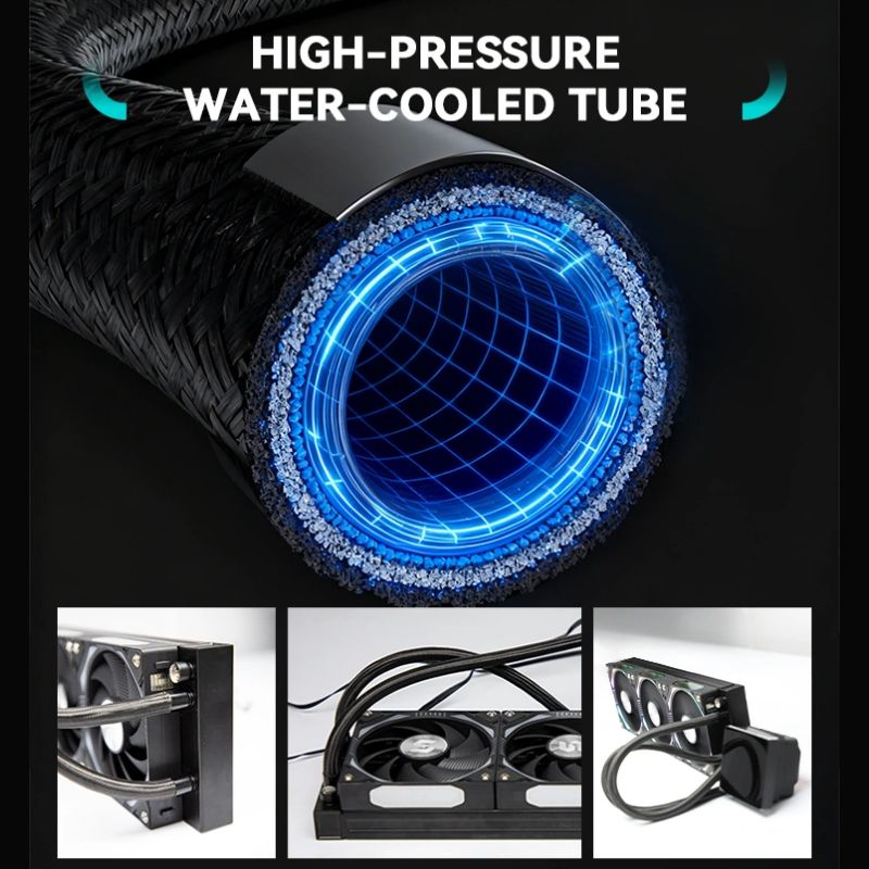 Enfriador de Cpu líquido ARGB, - Aio Liquid Cooler 360Mm Argb reseña y precio