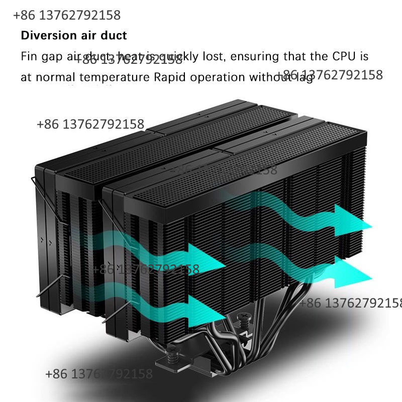 Enfriador de CPU de Doble Torr - Cpu Air Cooler Dual Tower 6 Heatpipe reseña y precio